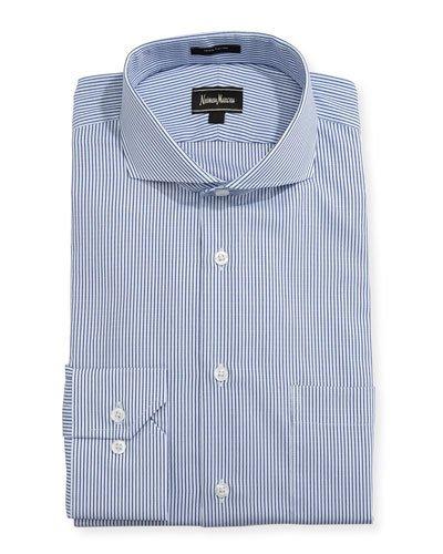 Classic-fit Regular-finish Striped Dress