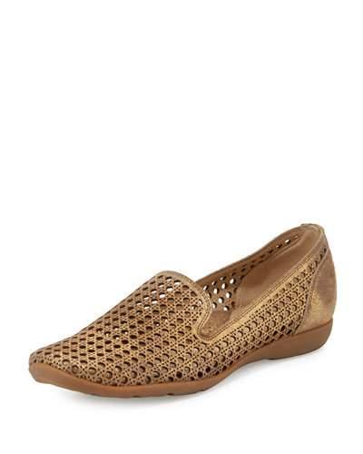 Gauri Metallic Laser-cut Flat, Gold