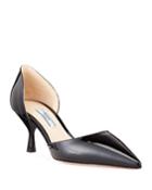 Patent Leather Pedestal-heel Pumps