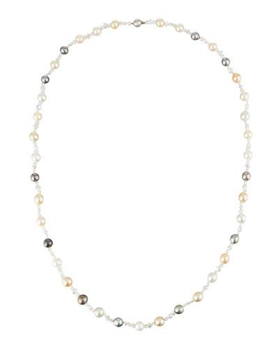 Multicolor Off-round/baroque Pearl Necklace,
