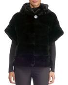 Hooded Fur Vest