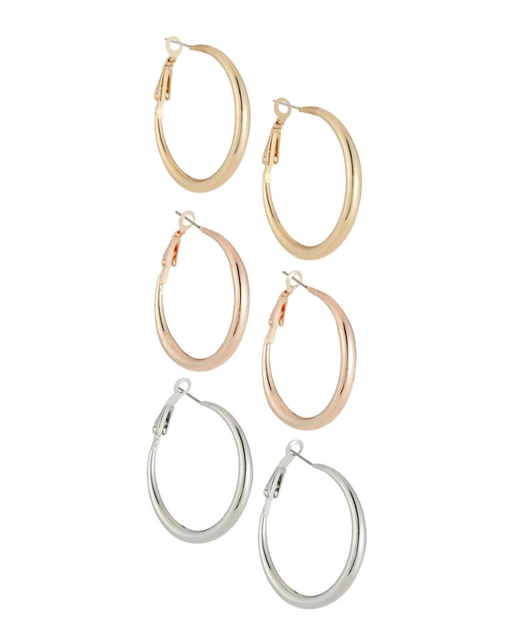 Tube Hoop Earrings,