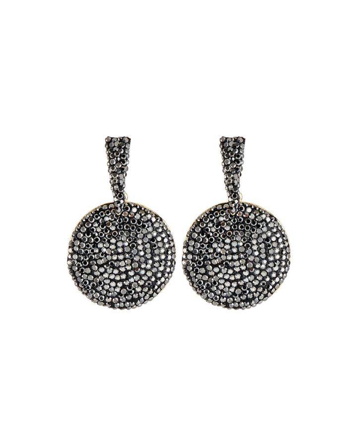 Luxe Circle Drop Earrings