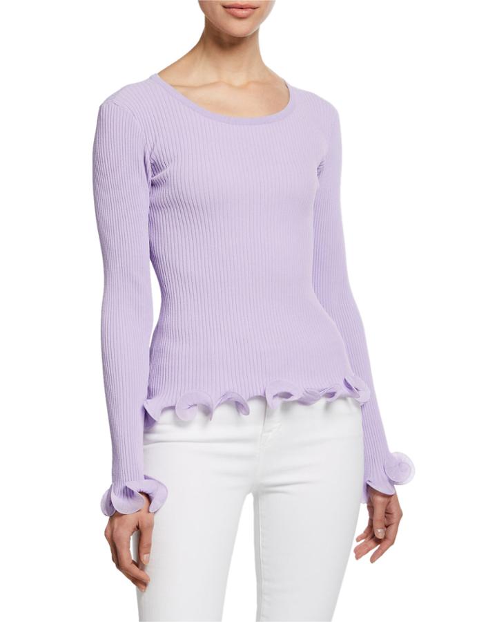 Wired Edge Long-sleeve Pullover