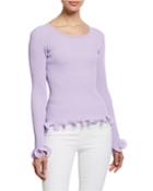 Wired Edge Long-sleeve Pullover