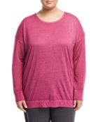 Crisscross-back Long-sleeve Tee,