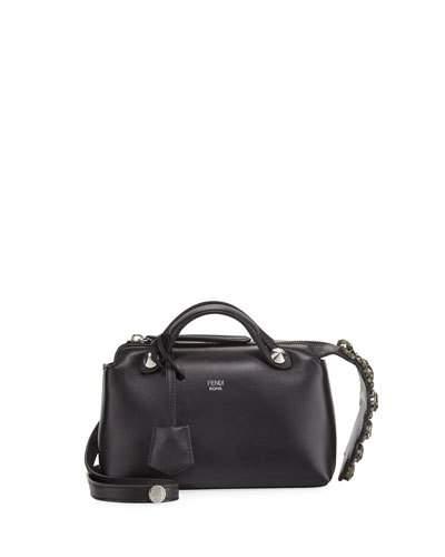 By The Way Mini Flowers Boston Bag, Black