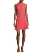 Arella Sleeveless Lace Dress,