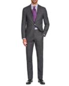 Men's Graph Windowpane Two-piece Wool