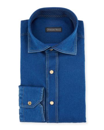 Men's Denim-style Dress