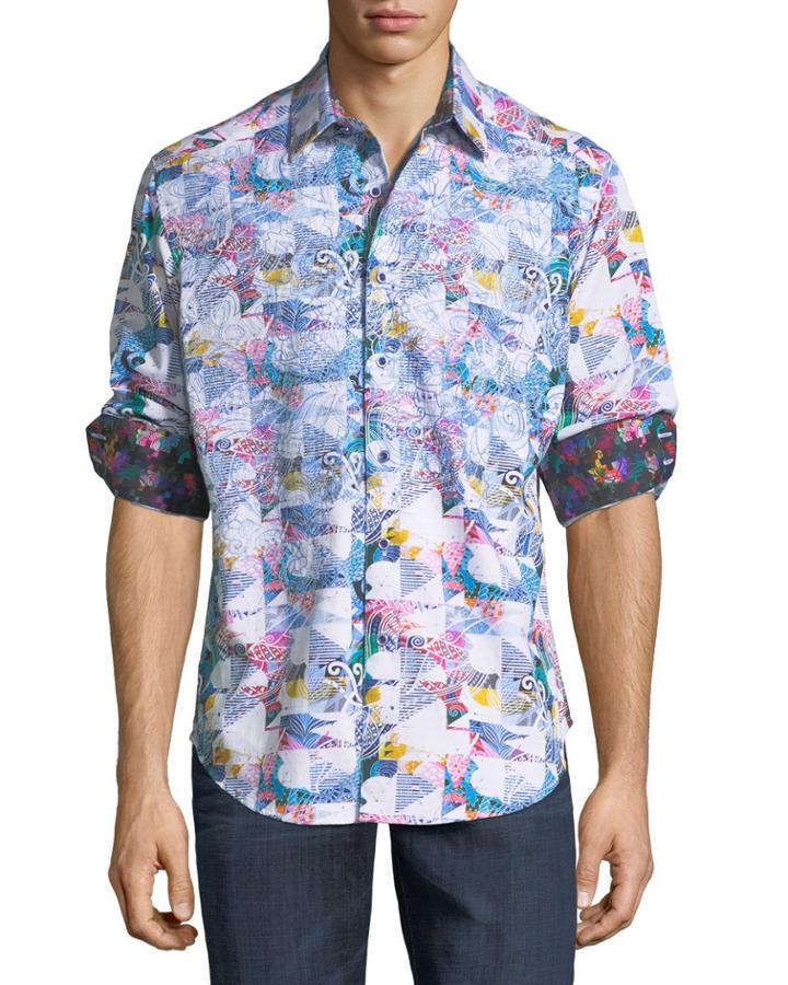 Classic-fit Devonshire Abstract