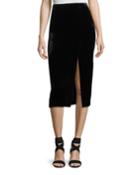 Velvet Midi Pencil
