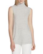 Cashmere Sleeveless Turtleneck