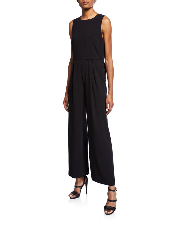 Wide-leg Ankle Jumpsuit