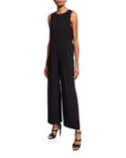 Wide-leg Ankle Jumpsuit