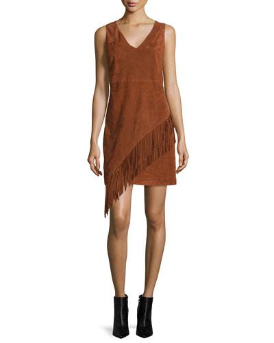 Jenn Suede Fringe Dress