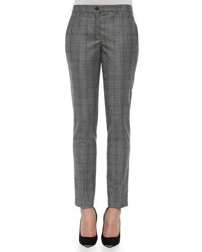 Samantha Skinny Straight Leg Trousers, Banker