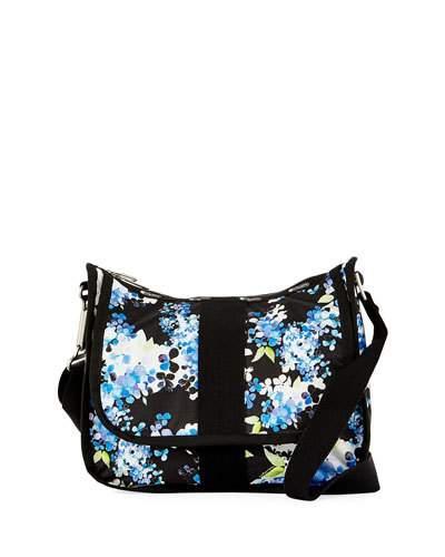 City Hobo Everyday Bag, Black Pattern