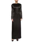 Amrol Long-sleeve V-back Gown