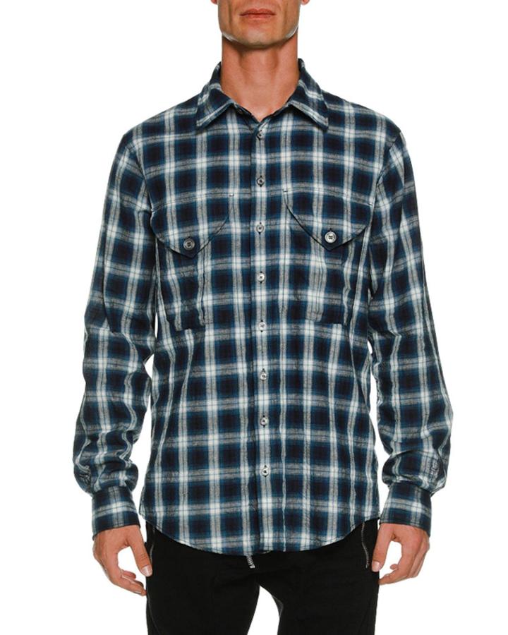 Military Long-sleeve Check