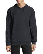 Scuba-knit Hoodie W/side Zips