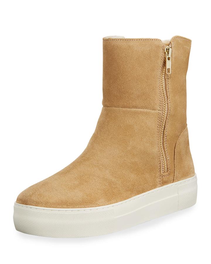 Allie Suede High-top Zip