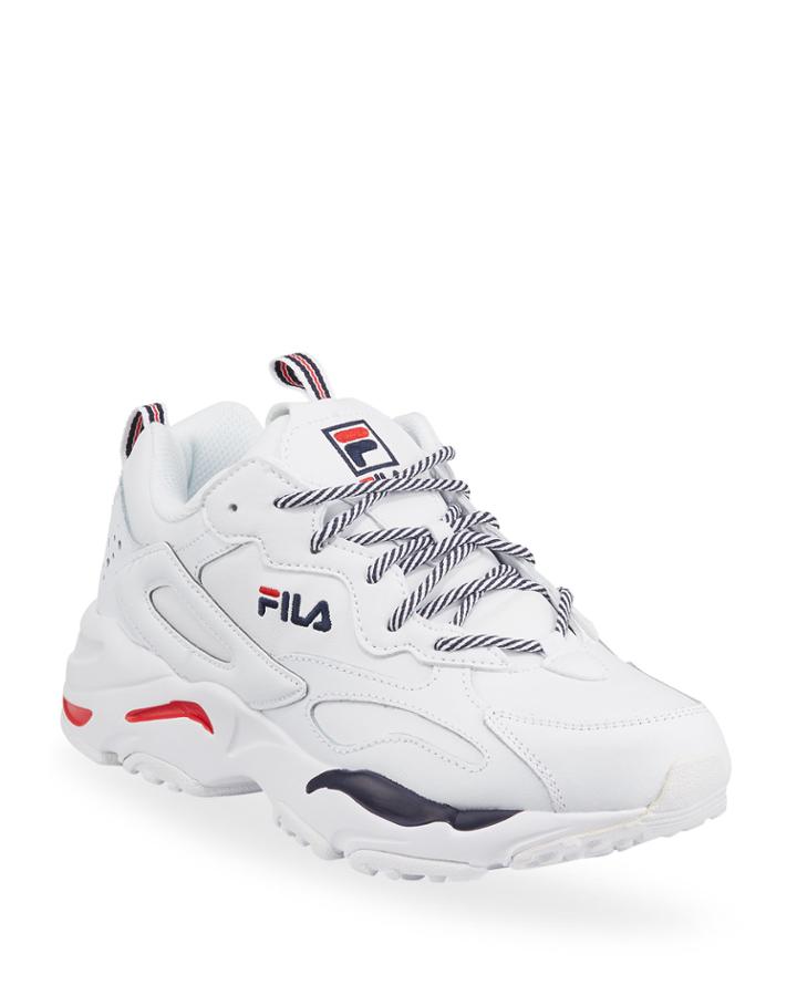 Men's Ray Tracker Mesh & Leather Trainer