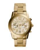 42mm Mercer Chronograph Bracelet Watch, Golden