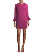 Panache Jewel-neck Straight Day Dress