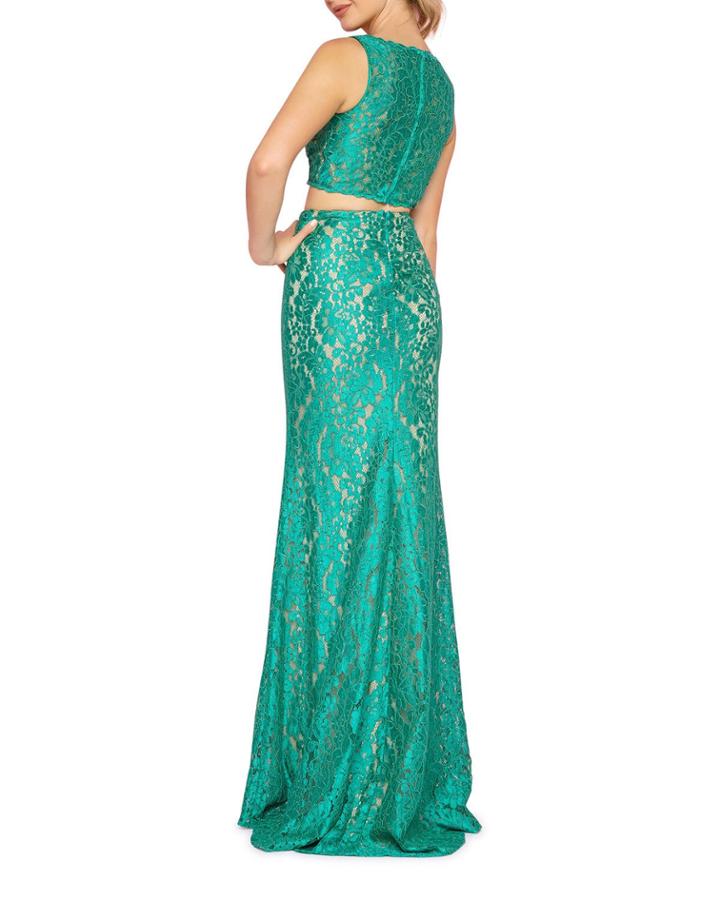 2-piece Crop-top Cocktail Dress