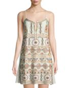 Taos Embroidered Gauze Dress