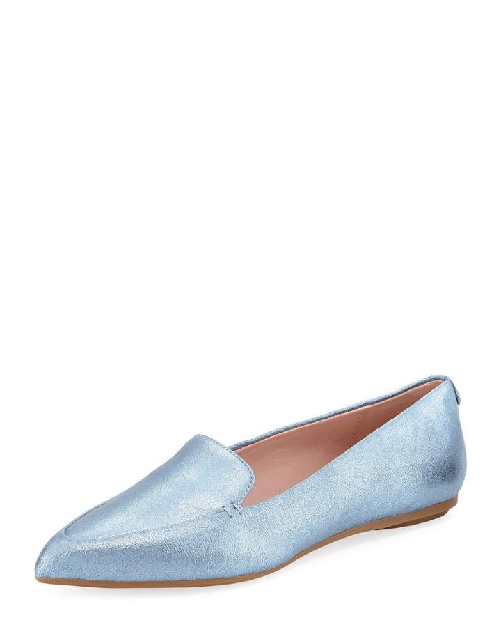 Faye Metallic Leather