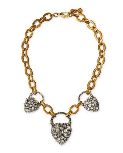 Blackheart Rhinestone Necklace