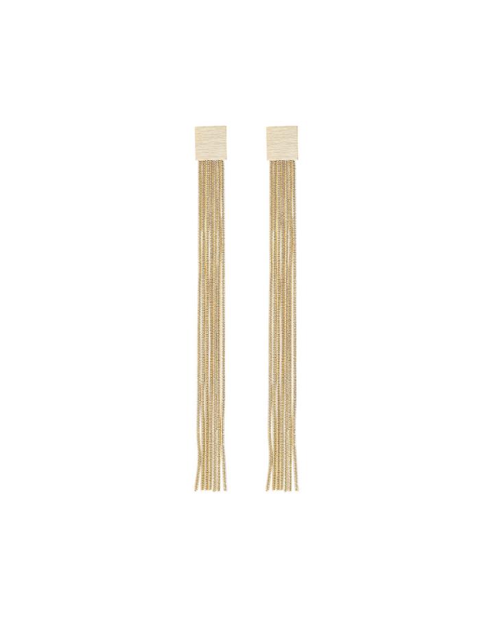 Square Fringe Earrings