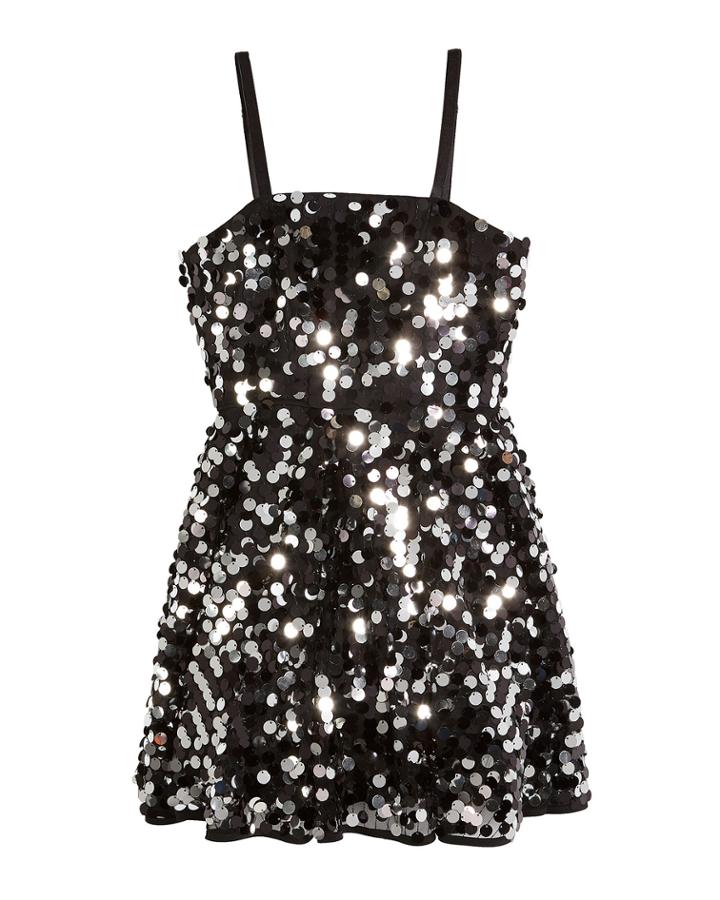 Avery Paillettes Sleeveless Dress,