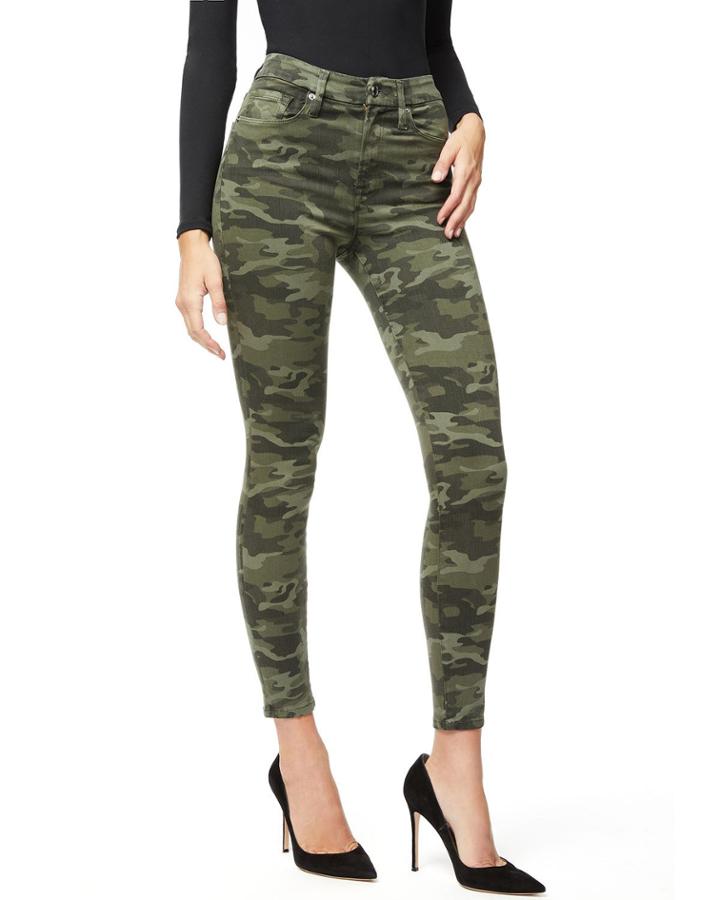 Good Waist Camo-print Skinny Jeans - Inclusive