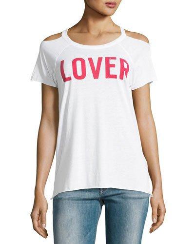 Lover Cold-shoulder Graphic Tee