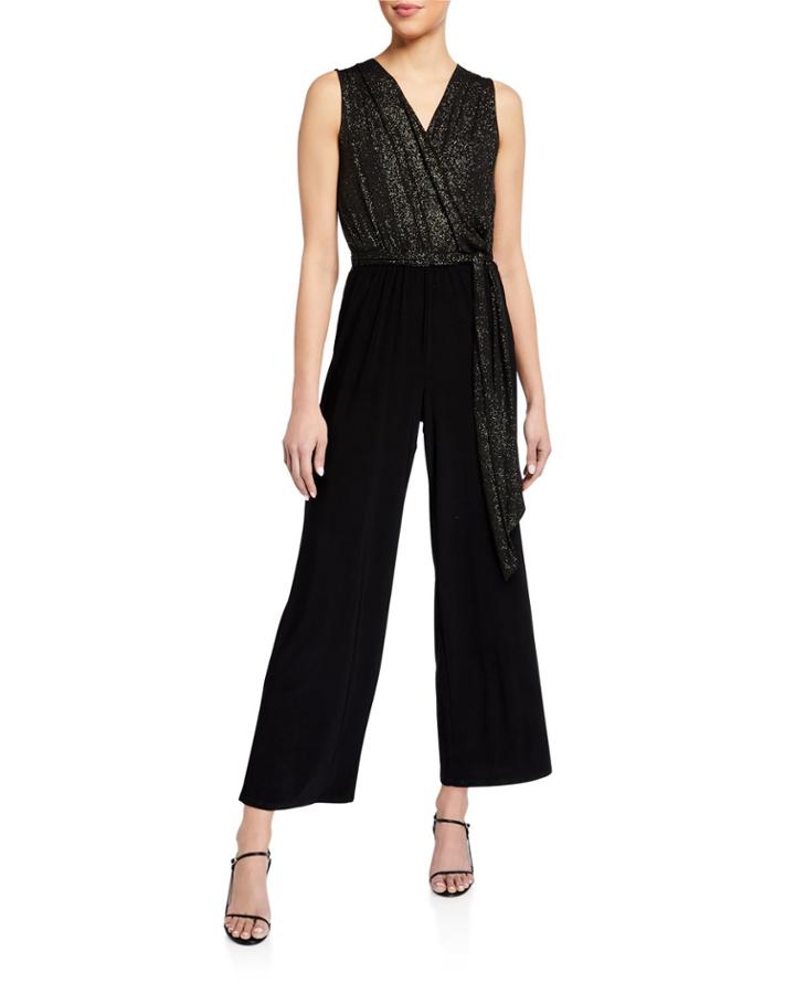 Glitter-top Jumpsuit