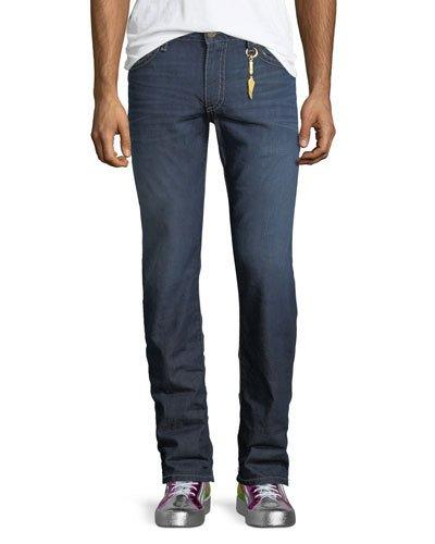 Heavy Stitched Distressed Jeans