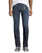 Heavy Stitched Distressed Jeans