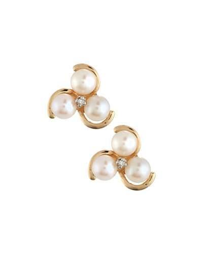 14k Akoya Pearl & Diamond