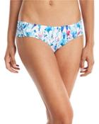 Floral-print Ruched