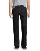 Brixton Whiskered Denim Jeans, Dark Blue