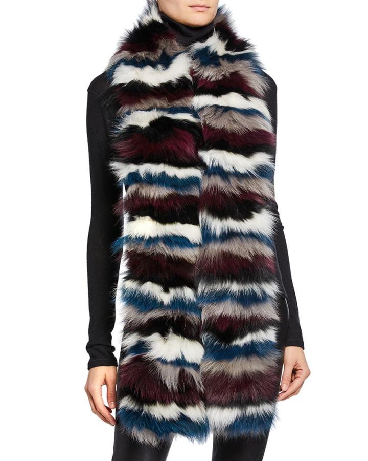 Striped Fox Fur