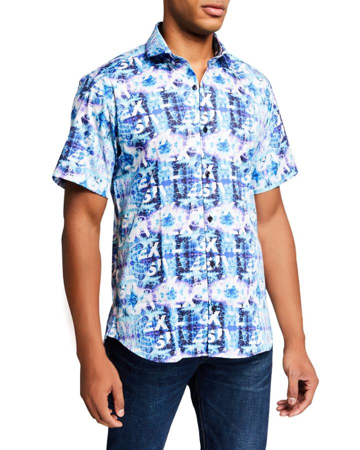 Men's Printed Short Sleeve