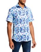 Men's Printed Short Sleeve