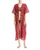 Adria Tasseled Kimono Coverup