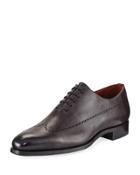 Avila Wing-tip Calf Oxford, Gray