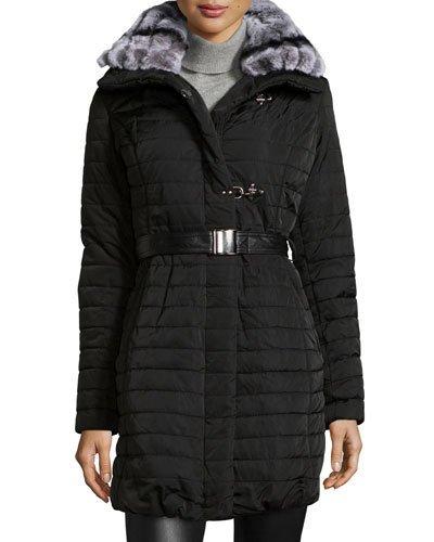 Apres-ski Fur-collar Puffer Jacket