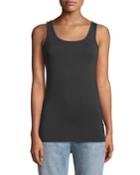 Scoop-neck Knit Tank